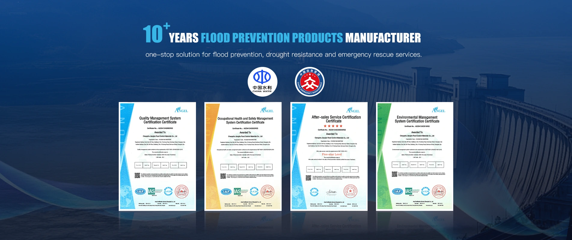 ISO 9001, ISO 14001 സർട്ടിഫിക്കറ്റുകൾ